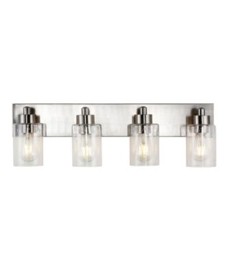 Irving 3-Light Seeded Modern Contemporary LED Vanity Light