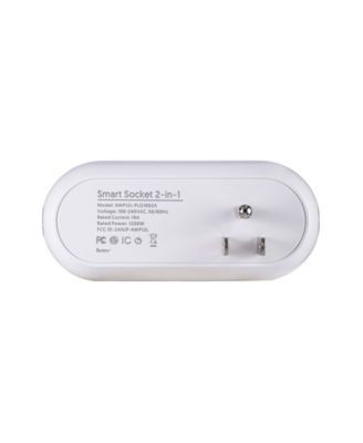 Smart Dual Plug - Wi-Fi Remote App Control for Lights Appliances