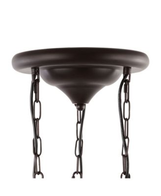 Gaines 3-Light Farmhouse Industrial Iron Mason Jar LED Semi Flush Mount