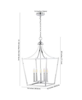 Camden 5-Light Iron Classic Midcentury Pendant Lantern