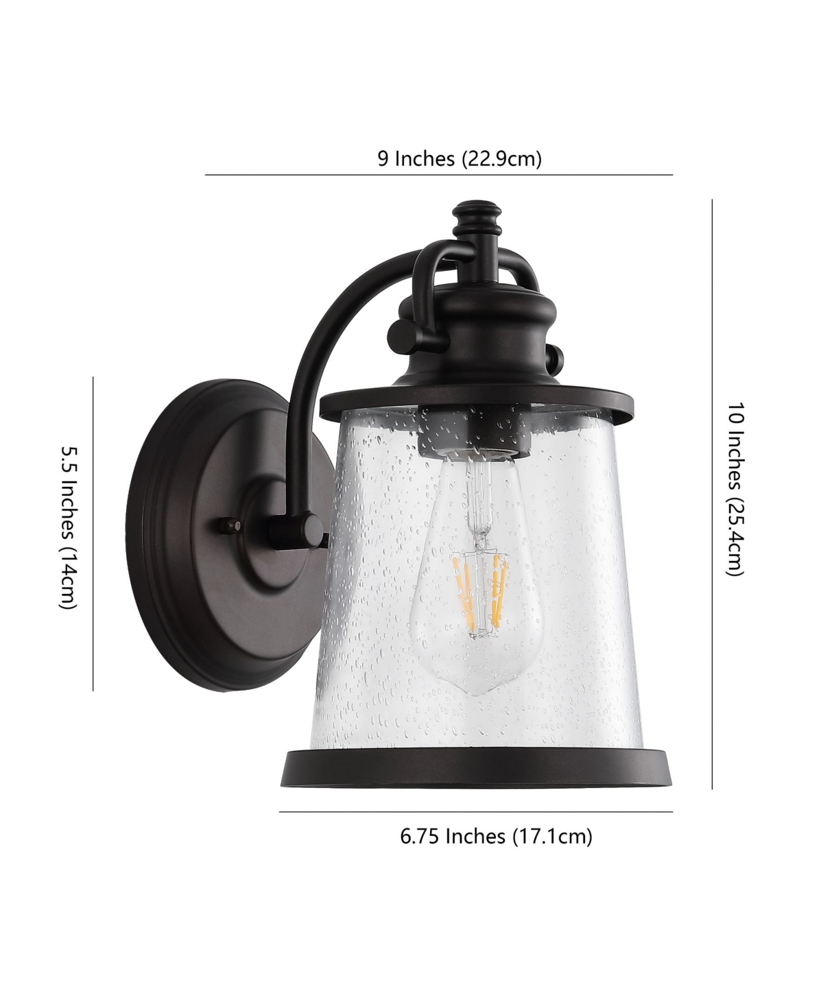 Marais Vintage-Like Rustic Led Outdoor Lantern