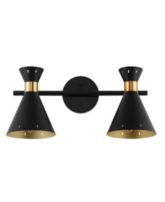 Elroy 2-Light Iron Retro Contemporary LED Track Light