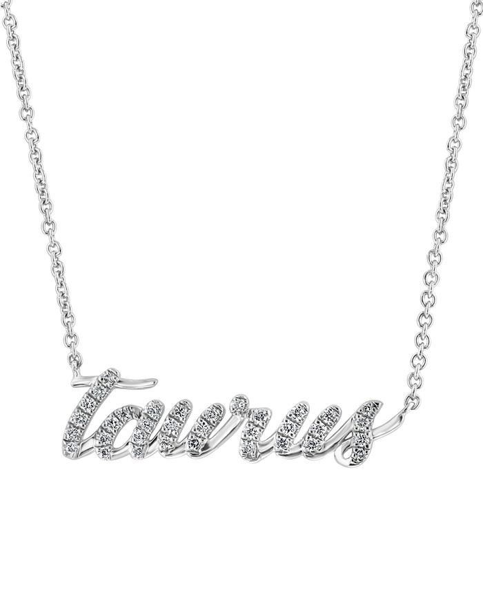 Taurus necklace top macys