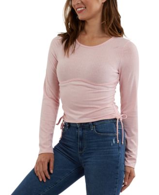 BCX - Juniors' Variegated-Rib Top