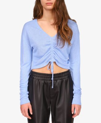 Sanctuary Amora Cotton Ruched Knit Top 