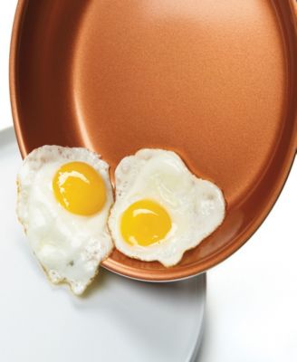 Glide Copper Ceramic Nonstick Straining 3 Qt Saucepan