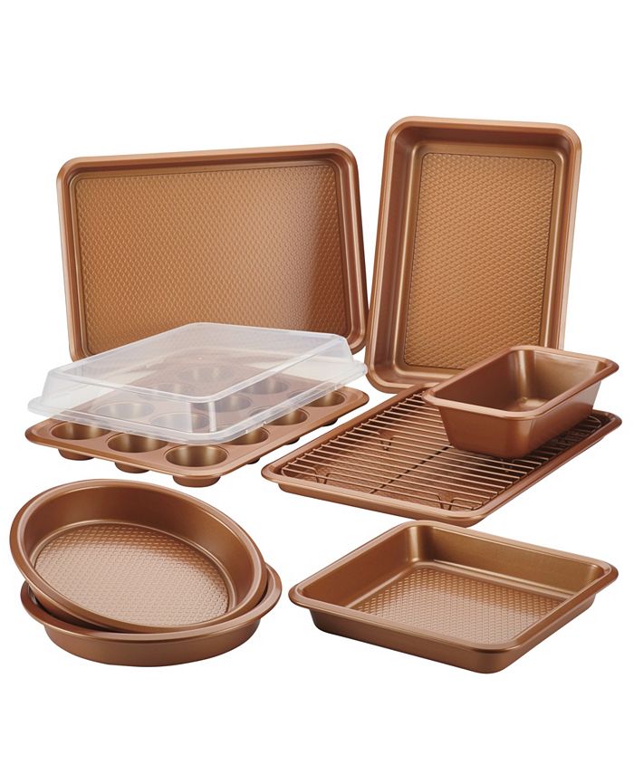 Ayesha Curry 9 x 13 Bakeware Covered Cake Pan Copper