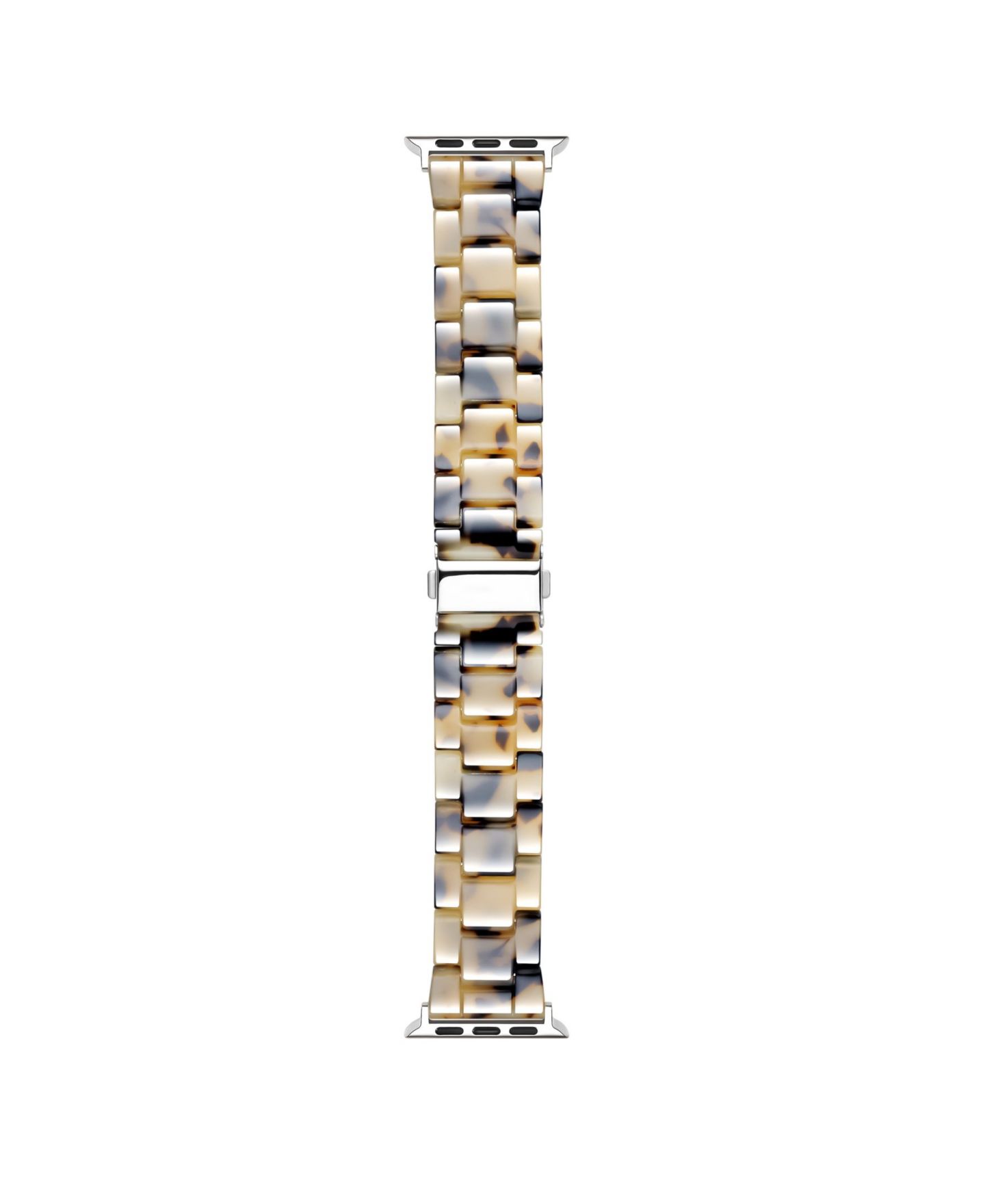 Ремешок для часов Posh Tech Claire Light Natural Tortoise Resin Link Band for Apple Watch, 42mm-44mm — фото 1