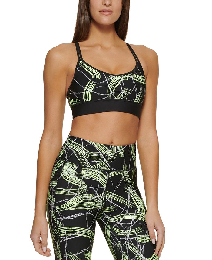 DKNY Womens Sport Women's Performance Support Yoga Running Bra : :  Clothing, Shoes & Accessories