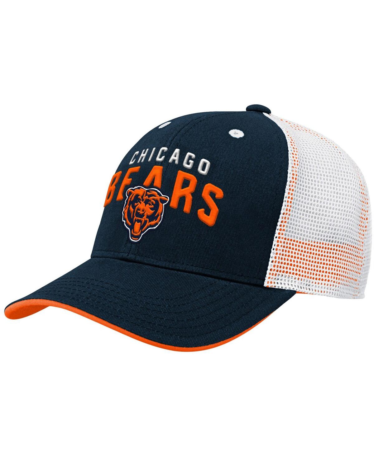 Shop Outerstuff Big Boys Navy Chicago Bears Core Lockup Snapback Hat