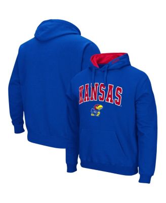 Men's Royal Kansas Jayhawks Arch Logo 3.0 Pullover Hoodie