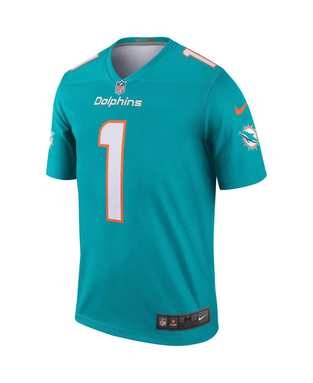 Men's Tua TagovailoaMiami Dolphins Legend Jersey - Aqua