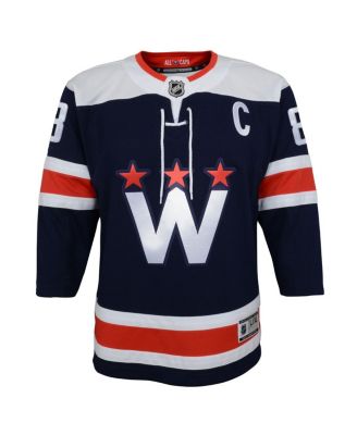Boys Alexander Ovechkin Navy Washington Capitals 2020/21 Alternate Premier Player Jersey