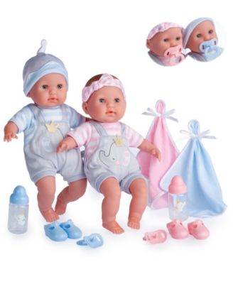 Berenguer Boutique Twins 15" Soft Body Baby Doll