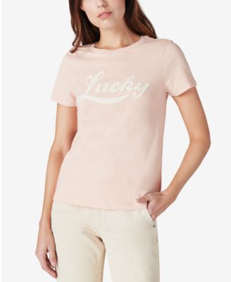Lucky Brand - Embroidered Classic Logo T-Shirt