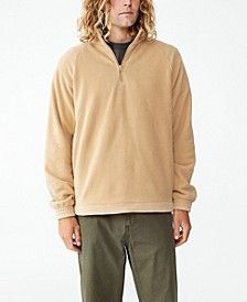 Men's Polar Quarter Zip Fleece Sweater