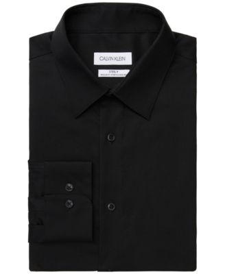 Calvin Klein Men's Steel+ Regular Non-Iron Stretch Performance Dress Shirt