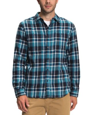 north face men's arroyo flannel