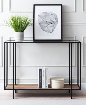 Vireo Accent Table with Shelf, 42" x 12"