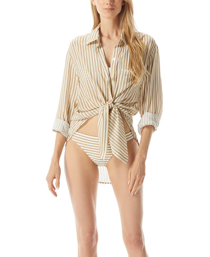 Michael kors striped shirt 2025