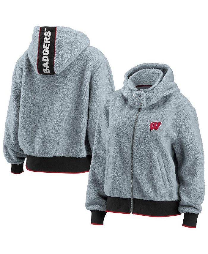Wisconsin badgers zip up hoodie sales