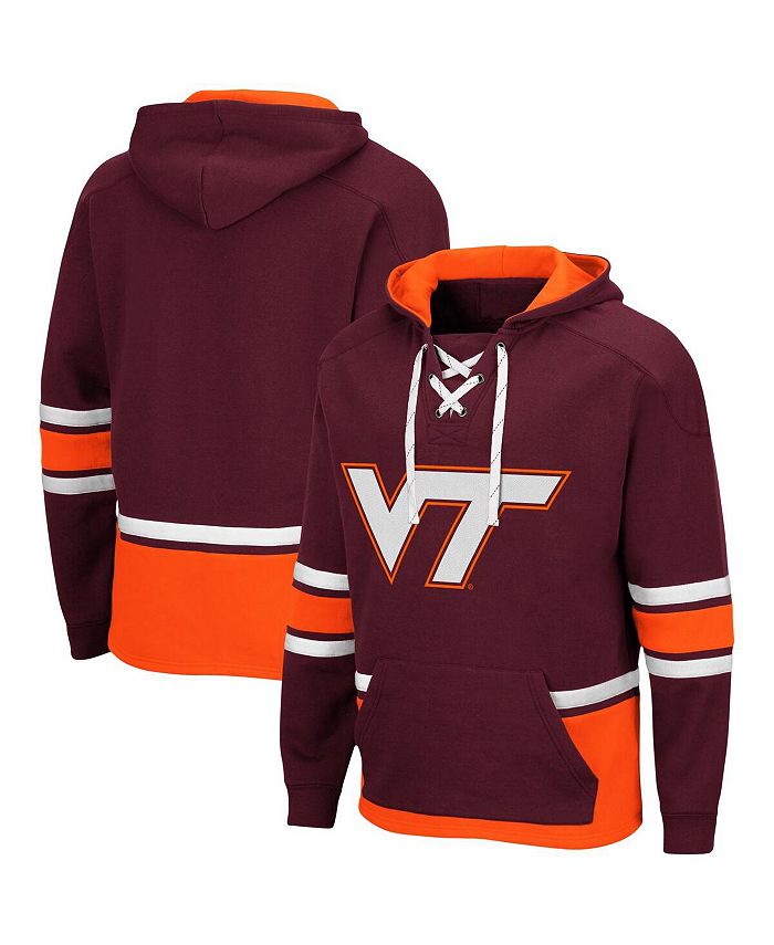 Colosseum Athletics White And Maroon Virginia Tech Hokies Free