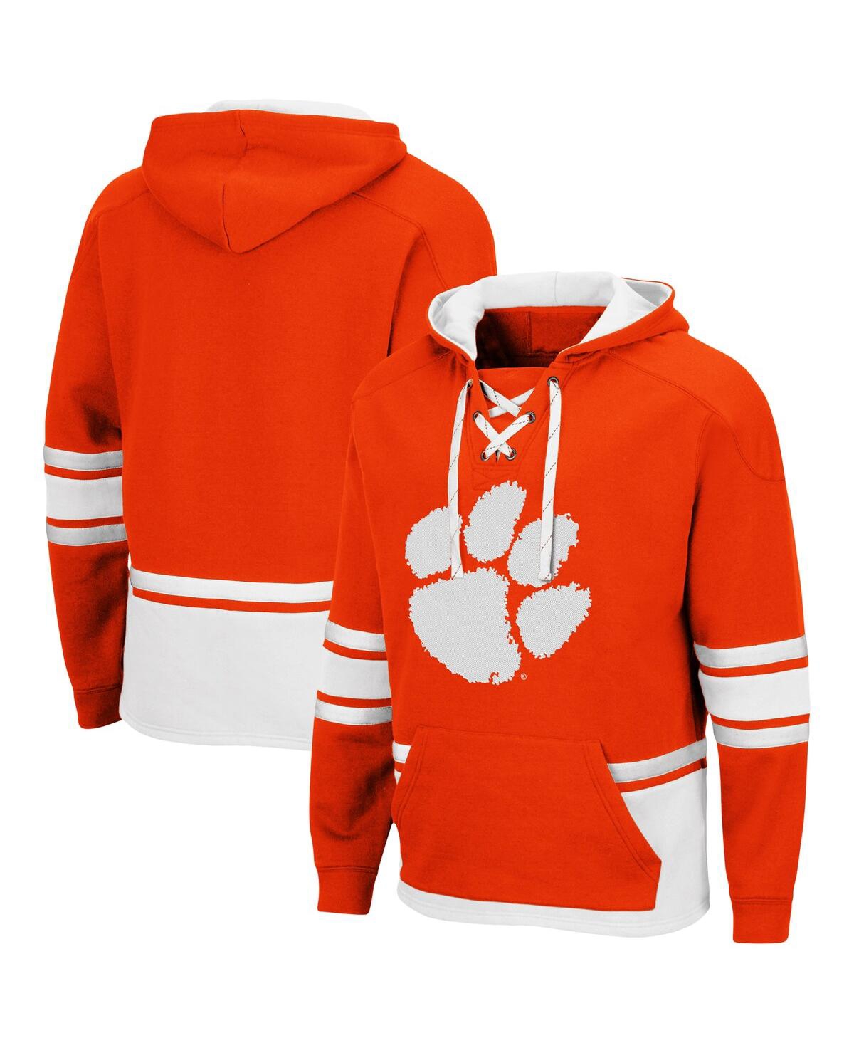 Shop Colosseum Men's Orange Clemson Tigers Lace Up 3.0 Pullover Hoodie