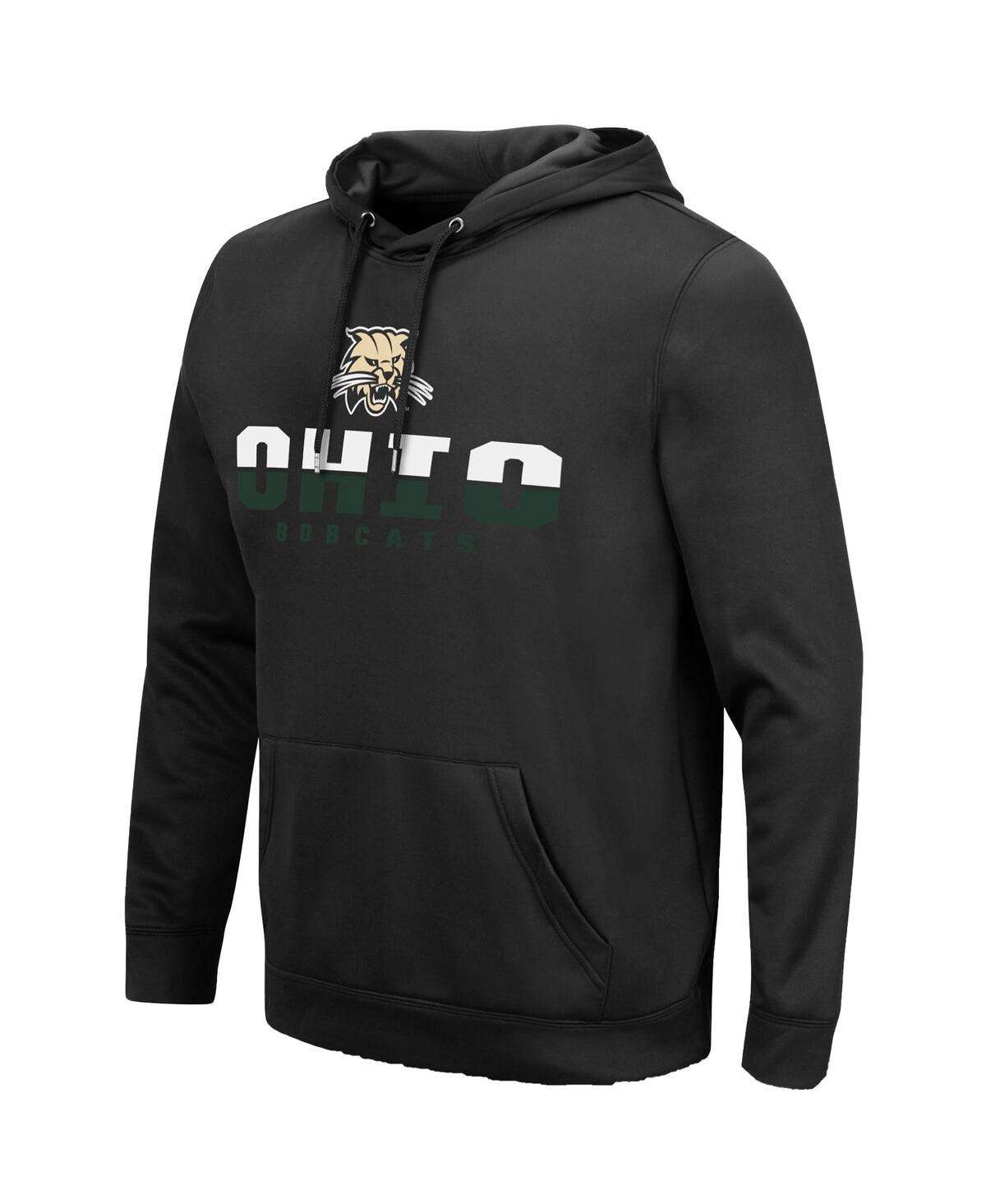 Colosseum Men's Ohio Bobcats Lantern Pullover Hoodie In Green