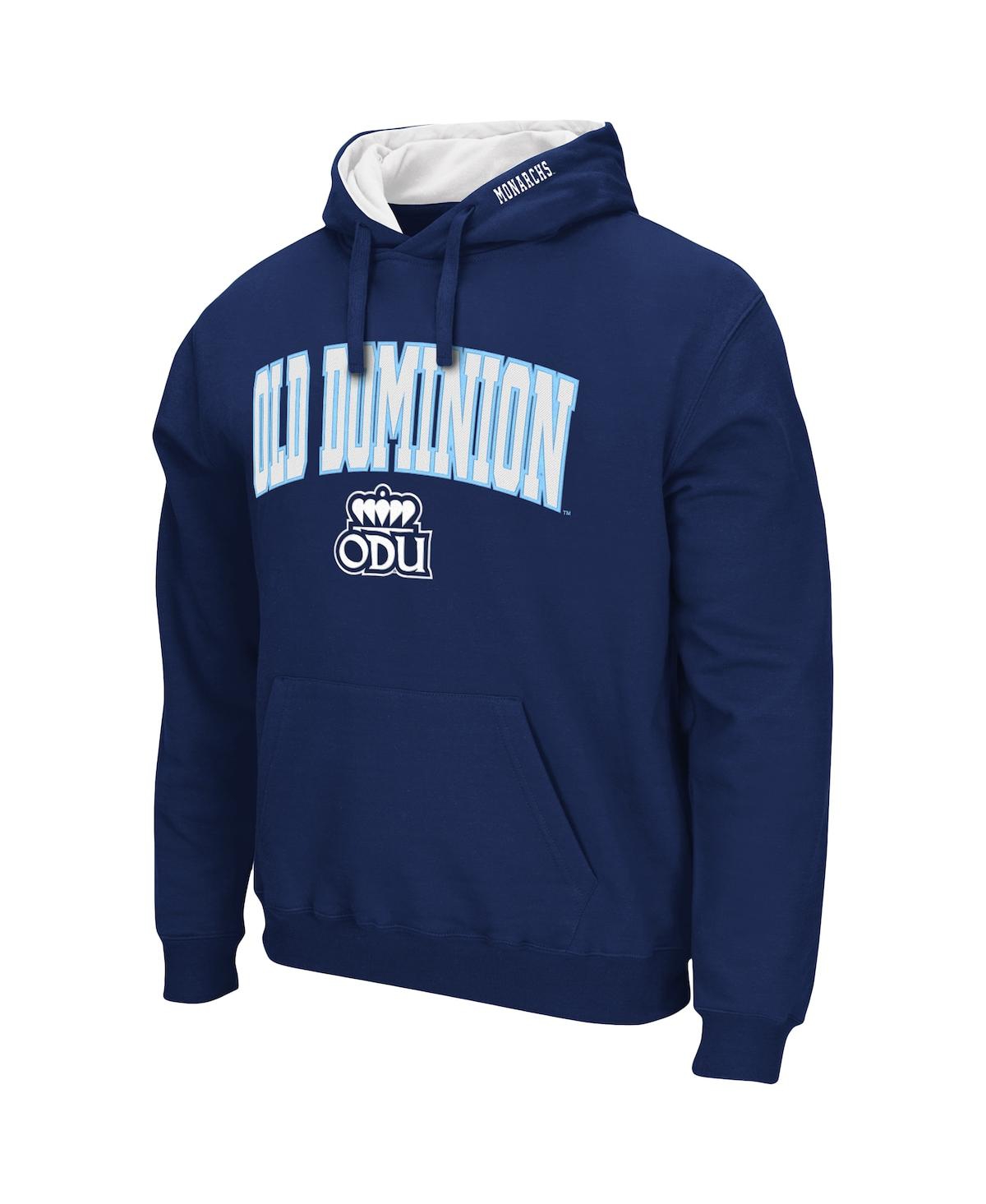 Colosseum Men's Charcoal Old Dominion Monarchs Arch And Logo Pullover Hoodie In Charcoal