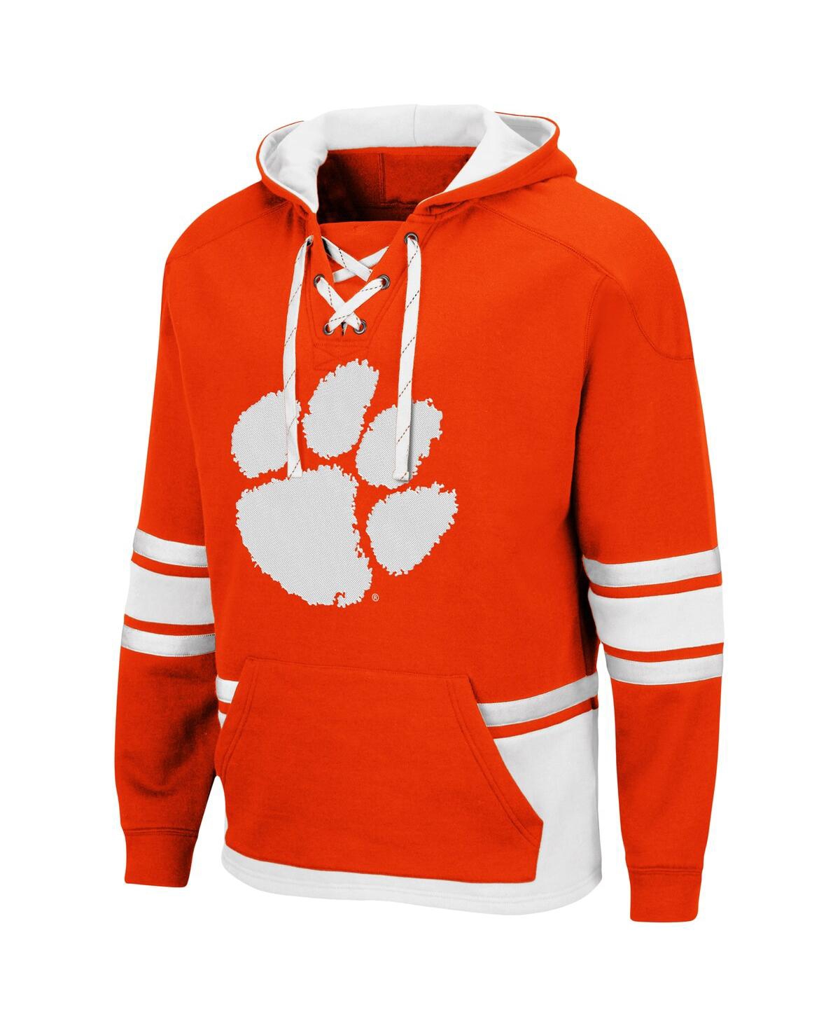 Shop Colosseum Men's Orange Clemson Tigers Lace Up 3.0 Pullover Hoodie