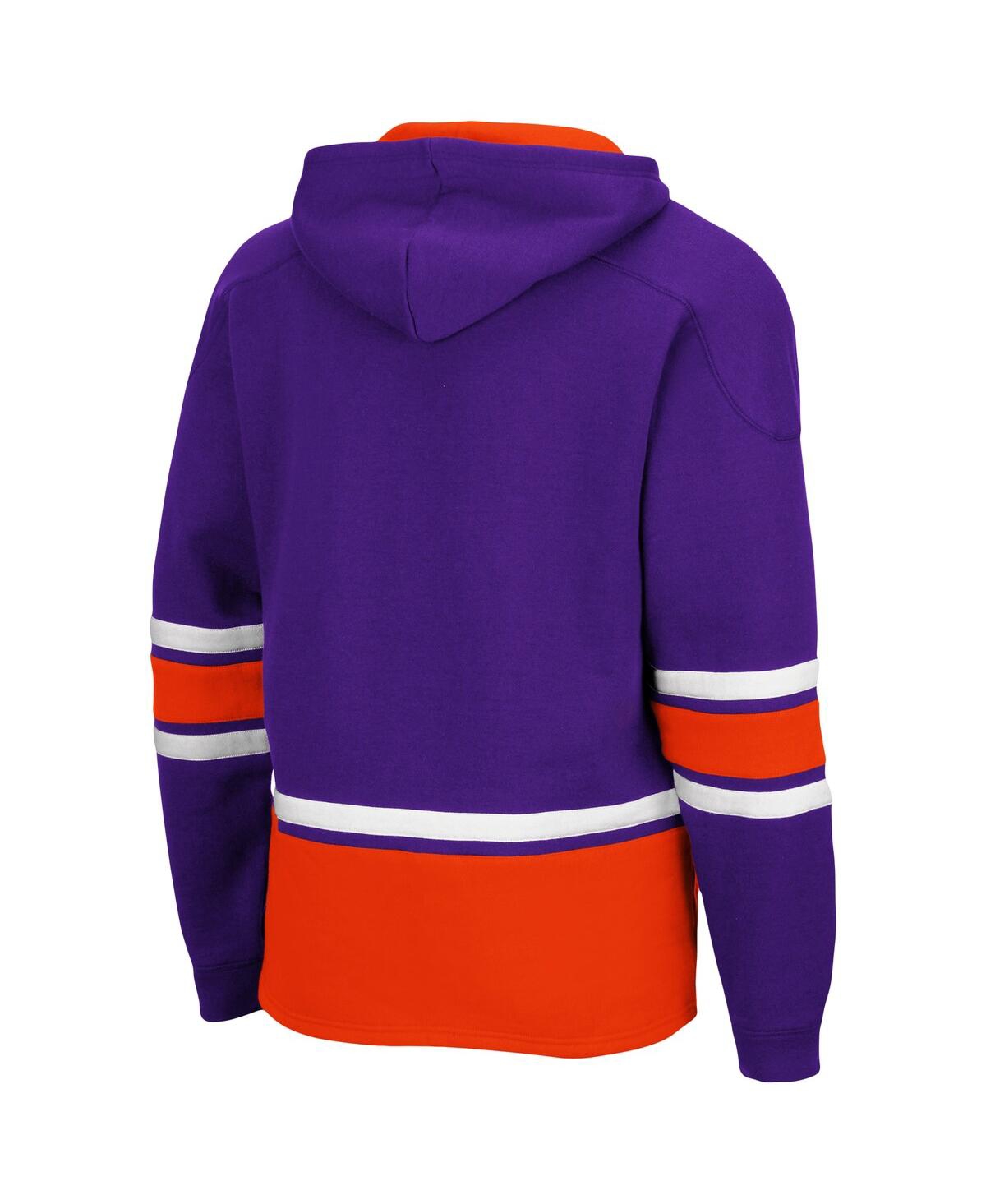 Shop Colosseum Men's Purple Clemson Tigers Lace Up 3.0 Pullover Hoodie