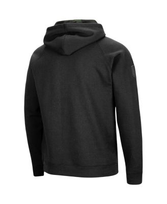 Men's Black Minnesota Golden Gophers OHT Big Tall Raglan Pullover Hoodie