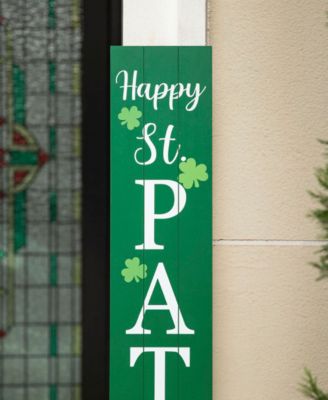 60" Wooden St. Patrick's Porch Sign