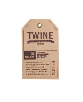 Hammered Copper Cocktail Shaker with Built-in Strainer, 25 Oz