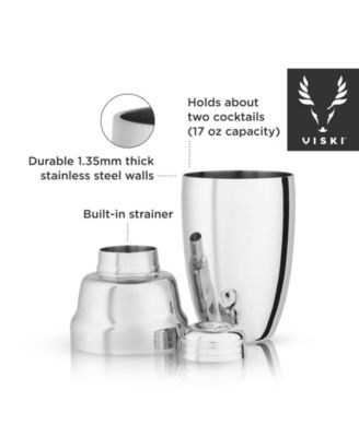 Professional Heavyweight Cocktail Shaker, 17 Oz