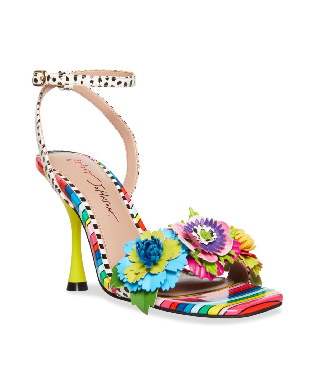 Betsey Johnson Women's Kamdyn Floral High Heel Dress Sandals Women's
