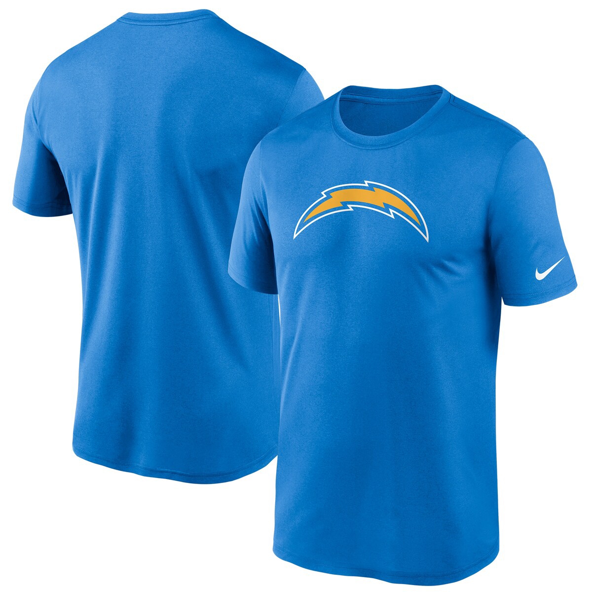 Shop Nike Men's Powder Blue Los Angeles Chargers Logo Essential Legend Performance T-shirt In Italyblue