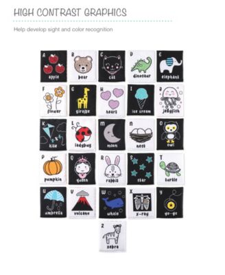 Toddler Soft Alphabet Cards with Cloth Storage Bag ABCs Learning Flash Cards, Best Early Educational Toys for 0 1 2 3 Years Old