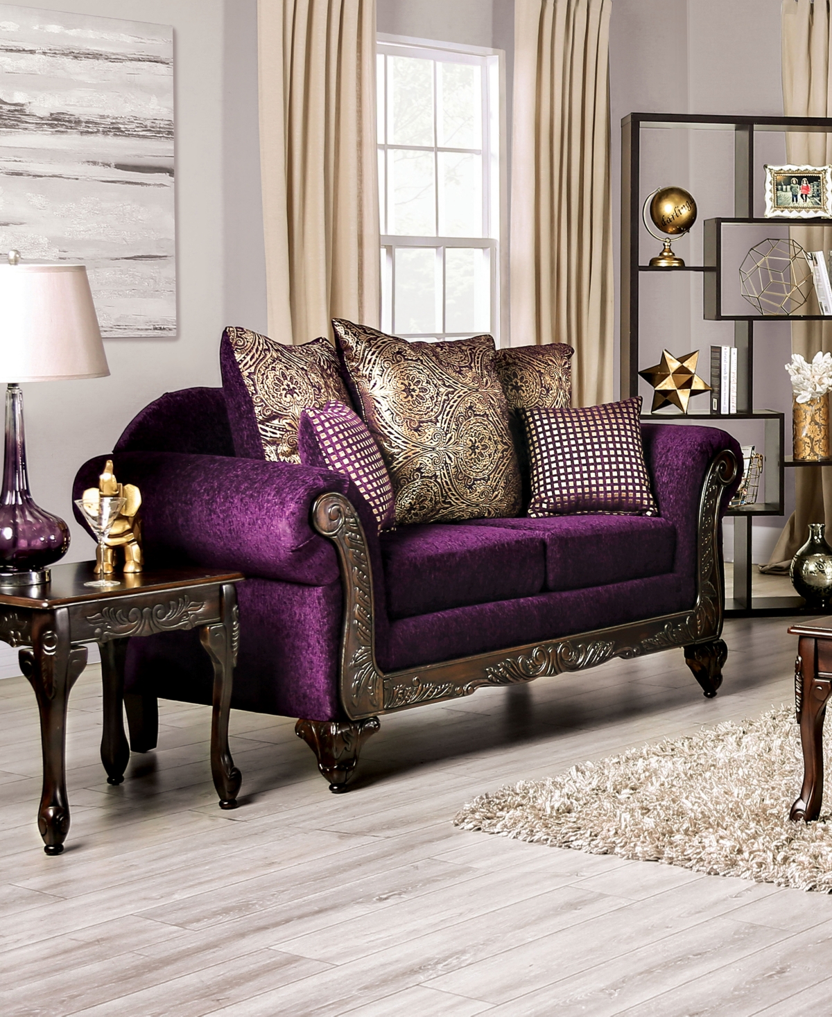 Zeeland Flared Arm Loveseat