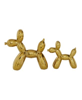 Contemporary Dog Sculpture, Set of 2