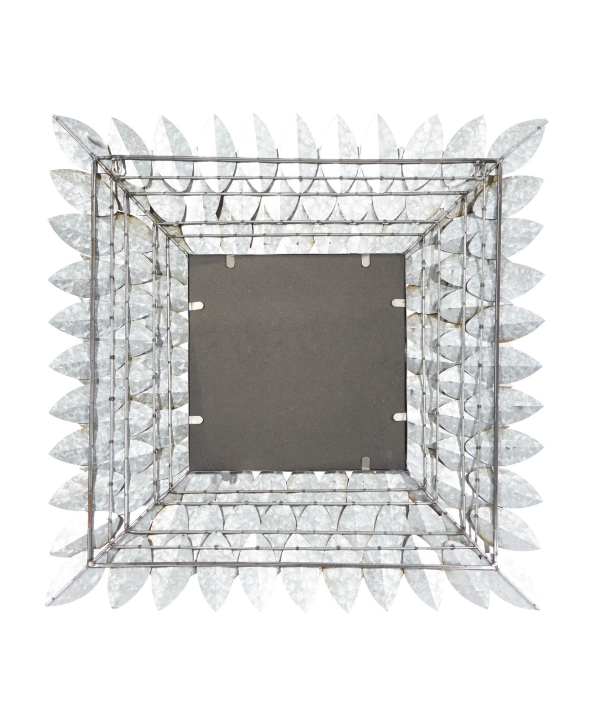 Rustic Metal Wall Mirror, 30