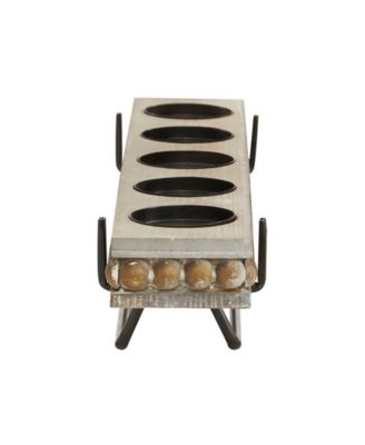 Wood Natural Candlestick Holders