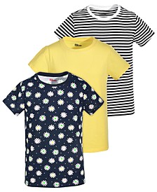 Epic Thread Little Girls 3-Pack T-Shirts, Created for Macy's 