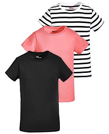 Big Girls 3-Pack T-Shirts, Created for Macy's 