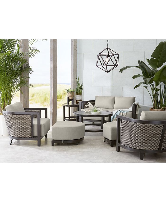 Agio Deco Outdoor Loveseat, Created for Macy's & Reviews Furniture