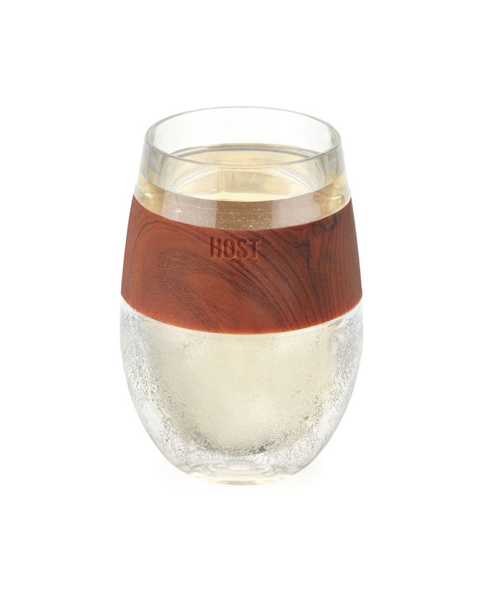 HOST Wine Freeze Cooling Cup in Wood Single Macy's