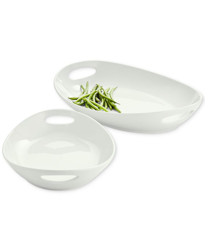 The Cellar Dinnerware Nesting Servers, Set of 2, Created for Macy's