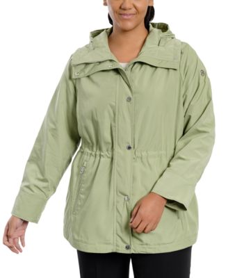 michael kors plus size rain jacket