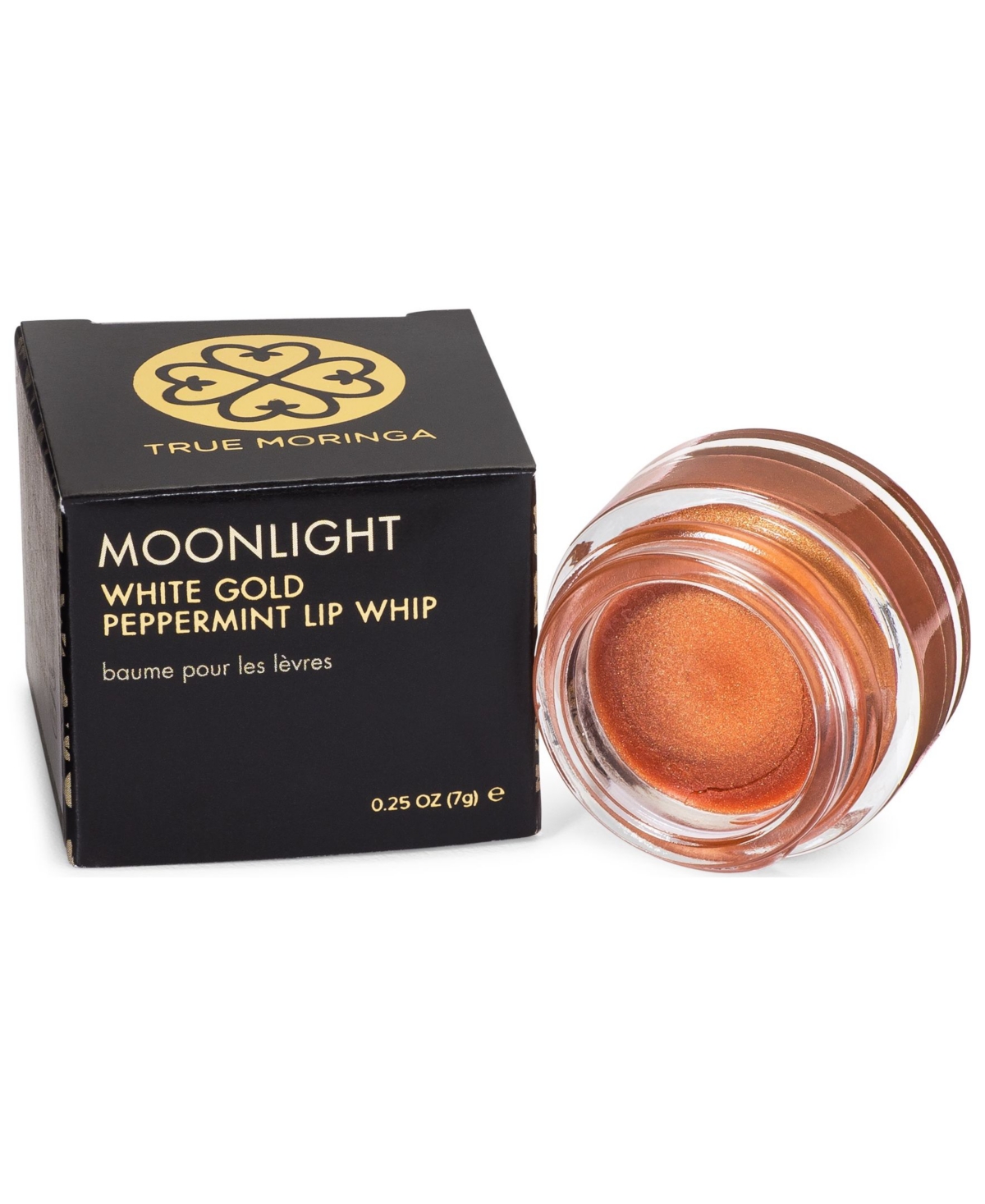 Moisturizing Shimmer White Gold Peppermint Lip Whip Balm, 0.25 oz. - Gold-Tone