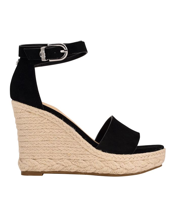 GUESS Women's Hidy Fashion Espadrille Wedge Sandals & Reviews - Sandals ...